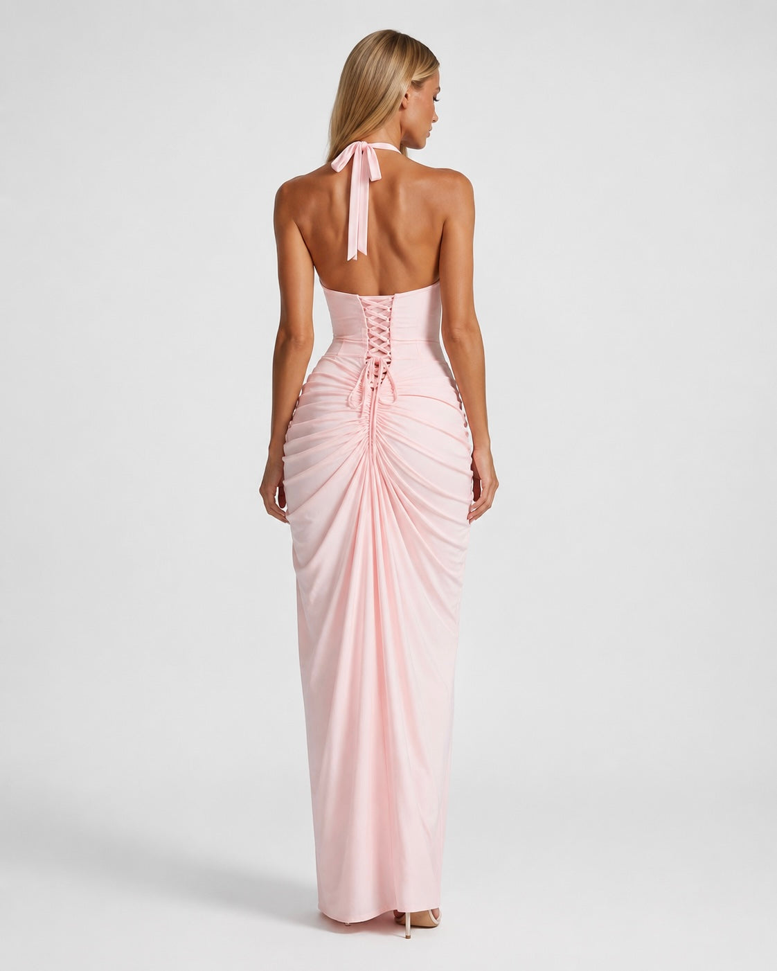Dress Circle Halter Maxi Gown – 8