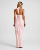 Dress Circle Halter Maxi Gown – 8