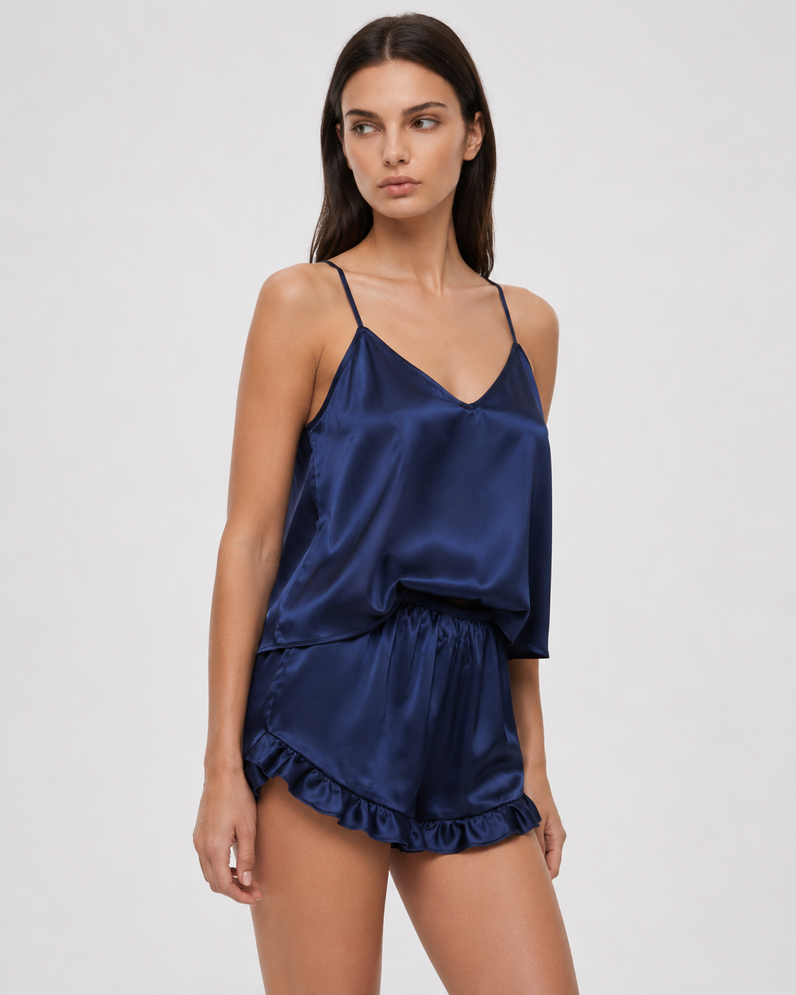 Siesta Satin Cami Shorts Set – 8