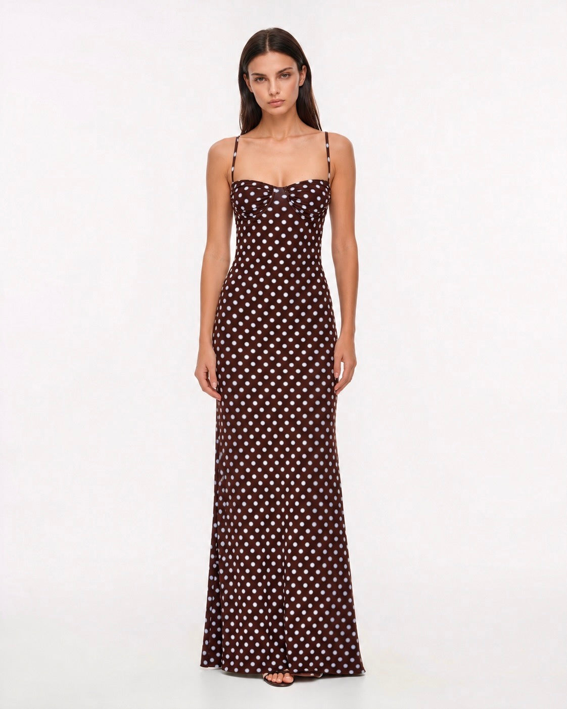 Sundown Polka Dot Maxi Dress – 1