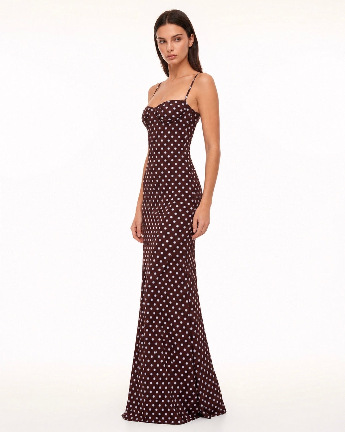 Sundown Polka Dot Maxi Dress – 3