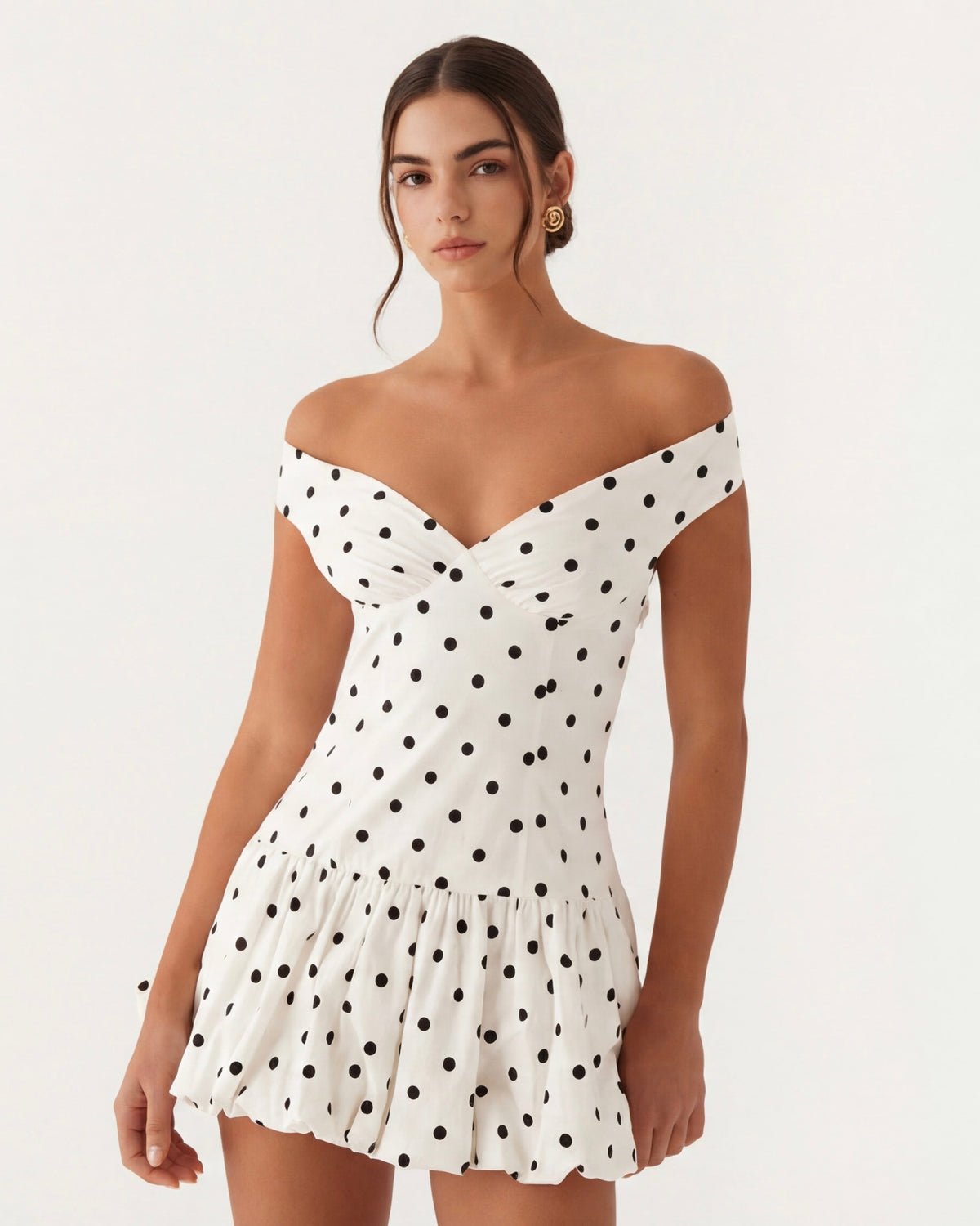 Puppy Love Polka Dot Dress – 1