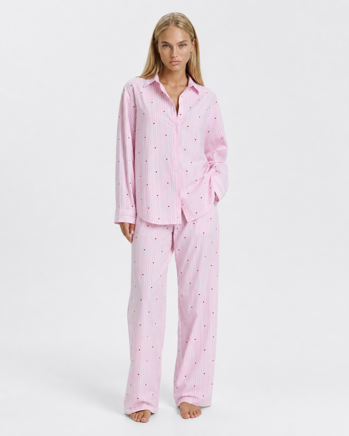 Slumber Party Striped Pyjama Set – 1