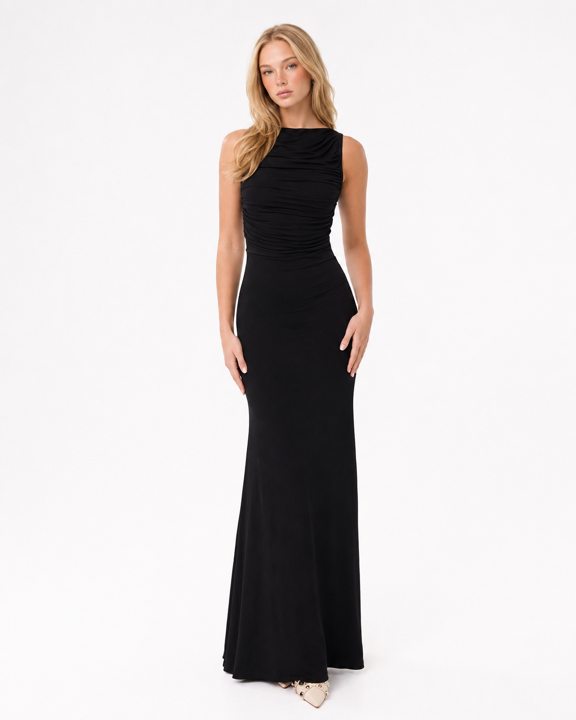 Exit Strategy Ruched Maxi Dress – 2